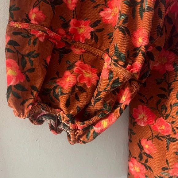 Sonoma Corduroy Peasant Blouse
Womens 4X Brown Fall Floral V Neck Top - Picture 5 of 12